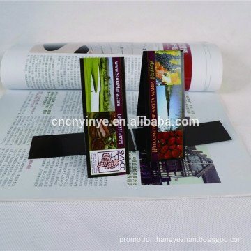 Promotional Newspaper Paper Bookmark With Magnet